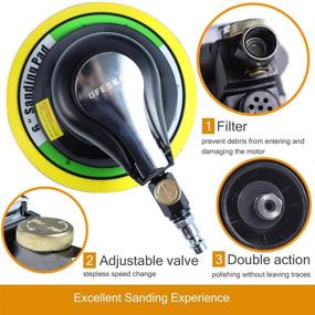 img 2 attached to Efficient Orbital Sander Pneumatic Action Polisher: A Must-Have Tool for Pro-Level Finishing