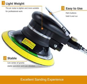 img 3 attached to Efficient Orbital Sander Pneumatic Action Polisher: A Must-Have Tool for Pro-Level Finishing