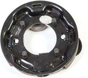 img 1 attached to 🔌 Husky 30789 Black Painted Left Hand Electric Brake Assembly - 7"x1.25" - Suitable for 600-2200 lb. Axle Capacity