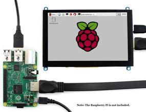 img 1 attached to High-Quality 5-Inch Capacitive Touch Screen TFT LCD Display - Perfect for Raspberry Pi, BB Black, and Jetson Nano - Windows/Console Support: HDMI, 800x480 Resolution