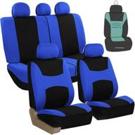 fh group light breathable durable washable flat foam padding cloth full set car seat covers logo