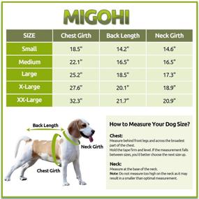 img 2 attached to MIGOHI Dog Jacket Winter Jacket for Dogs: Hiking, Water Resistant, Reflective, Lightweight Loft Jacket for Small, Medium, and Large Dogs