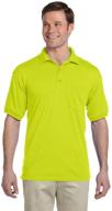 gildan adult safety jersey pocket men's shirts логотип