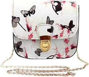 img 1 attached to 🌸 DWR Women's Shoulder Bags: Fashionable Flower Handbag Tote Messenger Bag