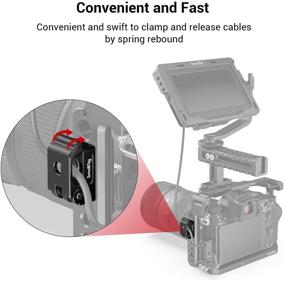 img 1 attached to SmallRig Universal Cable Clamp with Spring Mechanism (Set of 2) - MD2418