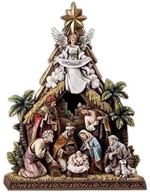 👼 napco heavenly angel nativity scene logo