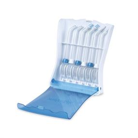 img 4 attached to Waterpik Water Flosser Tips Storage Case 💧 with 6 Replacement Tips: Convenient, Hygienic, and Sturdy