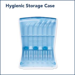 img 1 attached to Waterpik Water Flosser Tips Storage Case 💧 with 6 Replacement Tips: Convenient, Hygienic, and Sturdy