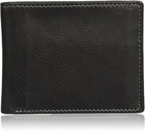 img 4 attached to Stylish Craft 200166 BL Leather Bifold