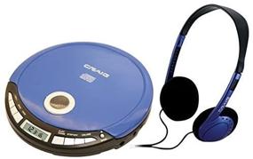 img 4 attached to 🎧 Синий персональный CD-плеер с наушниками от Craig Electronics (модель CD2808-BL)