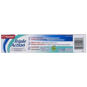 img 3 attached to Colgate Triple Action Mint Toothpaste - 8.0 Ounce (3 Pack): Optimal Oral Care Solution