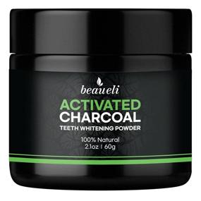 img 4 attached to 🦷 Beaueli Teeth Whitening Powder: Natural Activated Coconut Charcoal Carbon, Effective Tooth Stain Remover for Sensitive Teeth (2.1 Oz)
