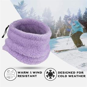 img 2 attached to 🧣 WPTCAL Gaiters: Stay Warm with Cold-Proof Purple Climbing Gaiters for Women