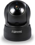 faleemi wifi security camera: wireless pet camera, nanny cam with cell phone app, hd ip camera for home surveillance, 2 way audio, night vision, motion detection - perfect for office/dog/baby monitoring logo