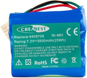 img 3 attached to 🔋 Creabest 7.2V 3500mAh Ni-MH Battery for iRobot Braava 380 380T 390 390T Mint 5200B 5200C Floor Mopping Robots - Replacement Battery for Improved Cleaning Performance