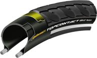 revamped continental top contact ii bicycle tire with foldable reflex feature logo