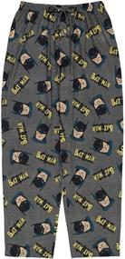 img 2 attached to DC Comics Pajama Bottom Vintage Men's Clothing