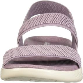 img 3 attached to Skechers Womens 600 FLAWLESS Sandal Navy Women's Shoes