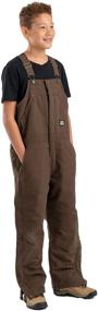 img 2 attached to Enhanced SEO: Berne Youth Insulated Bib Overall with Washed Finish