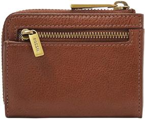 img 3 attached to Fossil Womens Mini Wallet Brown