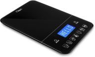 🍽 ozeri zk19 touch iii 10 kg digital kitchen scale with calorie counter, 22 lb, black: accurate and efficient food measurement companion logo