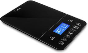 img 4 attached to 🍽 Ozeri ZK19 Touch III 10 kg Digital Kitchen Scale with Calorie Counter, 22 lb, Black: Accurate and Efficient Food Measurement Companion