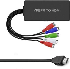 img 4 attached to Высоко четкое преобразователь YPbPr в HDMI: Смотрите видео разрешением 1080P с ясностью звука на новом телевизоре с поддержкой HD и проекторе