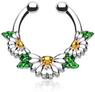 covet jewelry daisy garden septum logo