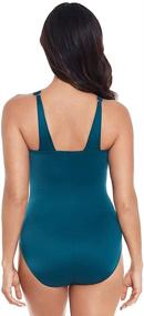 img 2 attached to Miraclesuit Womens Illusionist Azura One Piece Women's Clothing