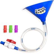 🍺 chug buddy beer bong: ultimate party funnel with interchangeable mouth pieces and long 3ft tube logo