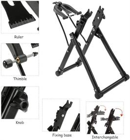 img 2 attached to 🔧 Bimiti Wheel Truing Stand for Bicycle Repair - Foldable Home Mechanic Maintenance Stand & Cycling Accessory - Bike Wheel Holder for Truing - Reliable Truing Stand Parts