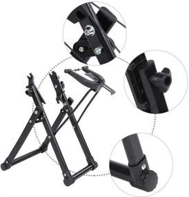 img 1 attached to 🔧 Bimiti Wheel Truing Stand for Bicycle Repair - Foldable Home Mechanic Maintenance Stand & Cycling Accessory - Bike Wheel Holder for Truing - Reliable Truing Stand Parts