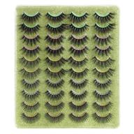 набор ресниц heyalice 3d natural look mink - wispies, 20 пар в 5 стилях: искусственный мех, объемное наложение, ресницы в стиле кошачьего глаза. логотип