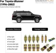 🚗 dodofun 13-pc bulb 6000k led interior light kit for 1996-2002 toyota 4runner logo
