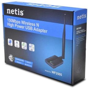 img 2 attached to 📶 Netis High Power Wireless USB Adapter, 150Mbps Network WiFi Dongle for PC/Desktop/Laptop, 802.11 b/g/n Technology, Signal Boosting Power Amplifier, Windows 10/8/8.1/7/Vista/XP, Mac OS, Linux, MTK RT3070 Chipset, N150 (WF2119S)