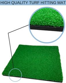 img 2 attached to ⛳ Shot Shaver Golf Chipping Net Set with Turf Hitting Mat, Practice Balls - Complete Backyard & Indoor/Outdoor Golf Game with Swing Net