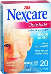 img 1 attached to 👁️ Nexcare Opticlude Orthoptic Eye Patches Regular 20 Count (Pack of 4): Optimal Vision Aid for Eye Disorders