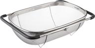 🍽 cuisinart over-the-sink colander: 5.5 qt stainless steel - convenient kitchen strainer for efficient food preparation logo