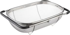 img 4 attached to 🍽 Cuisinart Over-The-Sink Colander: 5.5 Qt Stainless Steel - Convenient Kitchen Strainer for Efficient Food Preparation