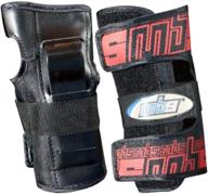 💪 top-notch protection: mbs pro wrist guards shield your wrists with style logo