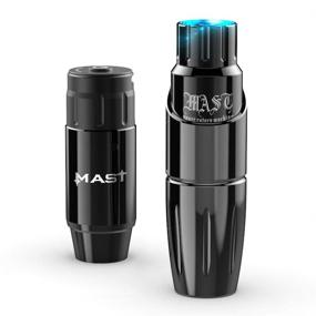img 3 attached to 🖋️ Mast Tour Tattoo Kit 2Pcs Battery-Powered Wireless Rotary Pen Machine with Pro Cartridges Needles Supply MT-366