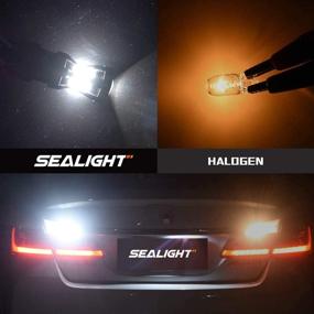 img 3 attached to 💡 SEALIGHT 3157 LED Bulbs for Brake and Backup Lights - 6000K 3000Lumens, Super Bright - 3156 LED Reverse Tail Lights, Turn Signal LED - 3056 3156 3057 3157 LED Bulbs, Pack of 2