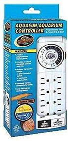 img 1 attached to Enhance Your Aquarium with the Zoo Med AquaSun Aquarium Controller Timer & Power Strip - White