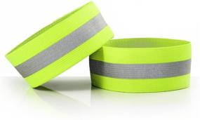 img 3 attached to Enhance Safety with VVS 4 Pack High Visibility Reflective Bands: Perfect for Cycling, Running, and More!