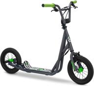 🛴 grey mongoose kids tire scooter логотип