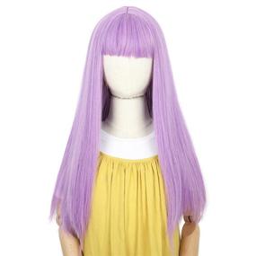 img 4 attached to 👸 Missuhair Princess Costume: Straight Halloween Hair Fit for Royalty