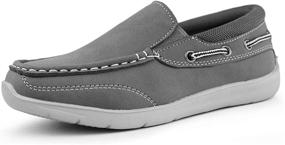 img 4 attached to Hawkwell Casual Loafers for Toddler Boys' School Shoes