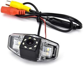 img 3 attached to Автомобильная камера заднего вида ASATAH 8 LED для Honda Accord / Inspire / Spirior / Honda Civic VII VIII / Honda City 4D & Amp