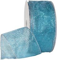 🎀 buy morex ribbon cosmic ribbon, 2-1/2 inch, 50-yard, blue - best price & quality! logo