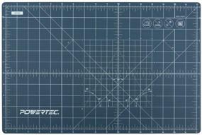 img 4 attached to 🔍 Улучшенная SEO: POWERTEC Складной вращающийся режущий коврик, 12x18 дюймов